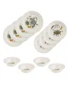 Portmeirion Botanic Garden Harmony 12 Pc. Dinnerware Set, Service For 4 In Amber