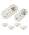 Portmeirion Botanic Garden Harmony 12 Pc. Dinnerware Set, Service For 4 In Amethyst