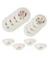 Portmeirion Botanic Garden Harmony 12 Pc. Dinnerware Set, Service For 4 In Opal