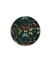 Portmeirion Botanic Garden Harmony Coupe Plate, Set Of 4 In Green