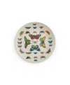 Portmeirion Botanic Garden Harmony Coupe Plate, Set Of 4 In White