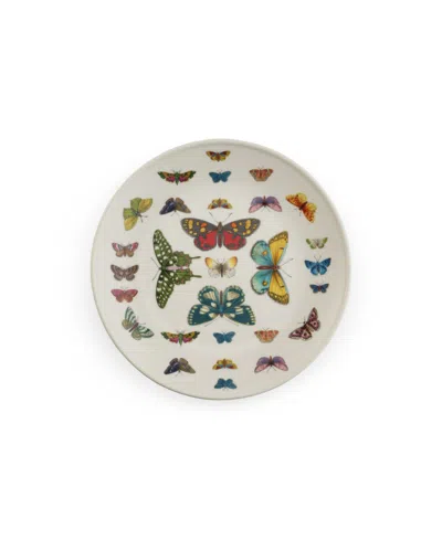 Portmeirion Botanic Garden Harmony Coupe Plate, Set Of 4 In White