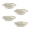 Portmeirion Botanic Garden Harmony Deep Pasta Bowls, Set Of 4 In Stone