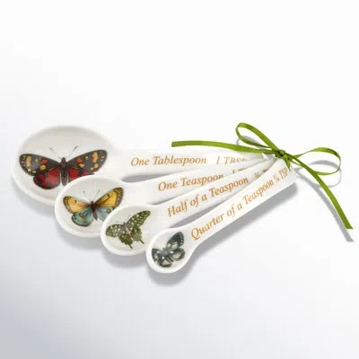 Portmeirion Botanic Garden Harmony Measuring Spoons S/4 In Blue;white;yellow