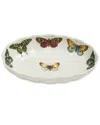 Portmeirion Botanic Garden Harmony Oval Fluted Dish In Multi