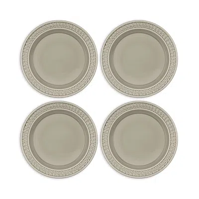 Portmeirion Botanic Garden Harmony Salad Plates, Set Of 4 In Stone
