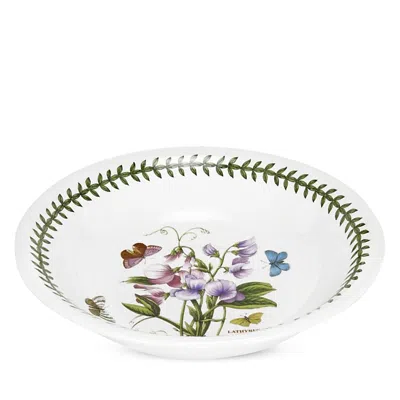 Portmeirion Botanic Garden Low Serving Pasta Bowl In White