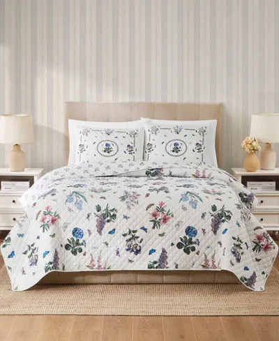 Portmeirion Botanic Garden Reversible 3-pc. Quilt Set, Full/queen In Multi