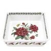Portmeirion Botanic Garden Rhododendron Square Dish In White