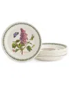 Portmeirion Botanic Garden Set Of 6 Salad Plates In Beige
