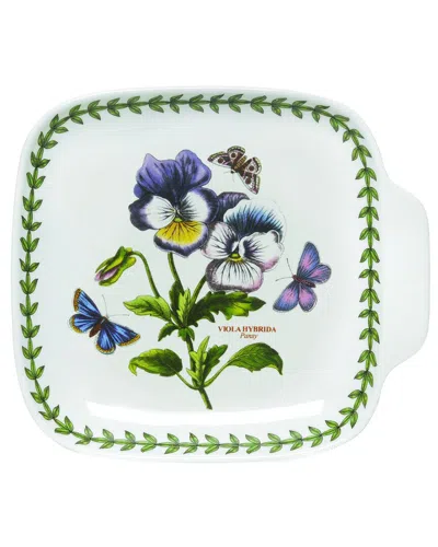 Portmeirion Botanic Garden Set Of Four Canape Dishes In Multi