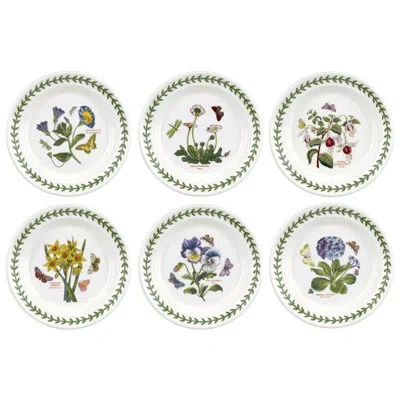 Portmeirion Botanic Garden Side Plate 6.5" In White;green