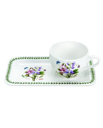 Portmeirion Botanic Garden Soup & Sandwich Set In White
