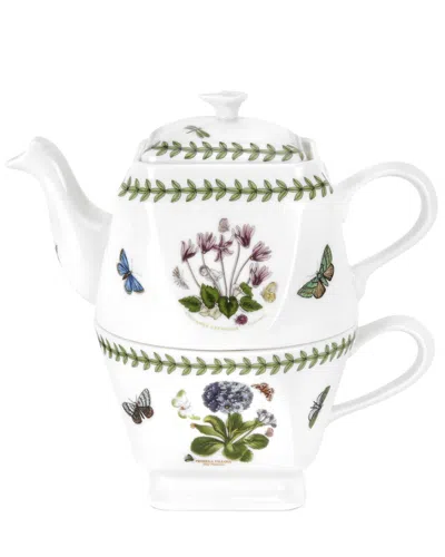 Portmeirion Botanic Garden Square Tea For One In White