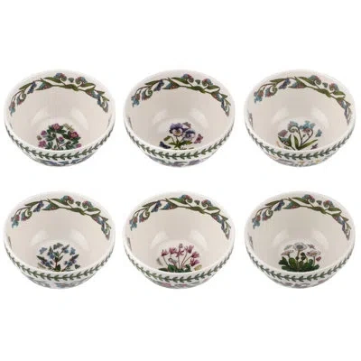 Portmeirion Botanic Garden Stacking Bowl 7" In White;green