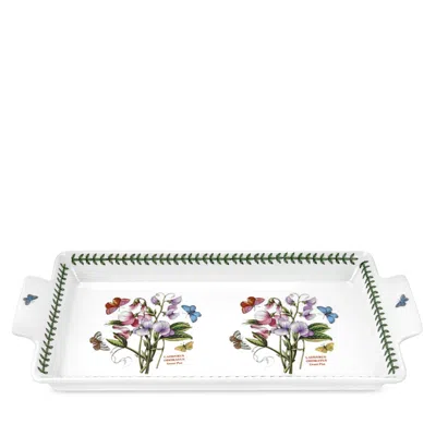 Portmeirion Botanic Garden Sweet Pea Sandwich Tray In White