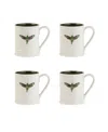 Portmeirion Botanic Garden Tankard Mug Set, 4 Piece In Emerald