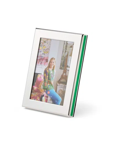 Portmeirion Cabana Photo Frame, 4" X 6" In Silver