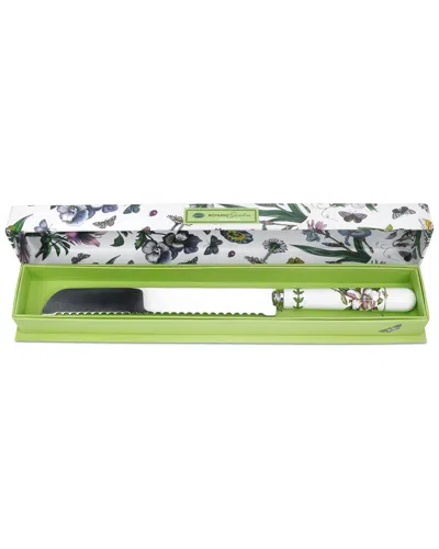 Portmeirion Dnu  Botanic Garden Bread Knife In White