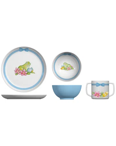 Portmeirion Dnu  Botanic Garden Terrace Frog 3pc Children's Set