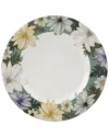 Portmeirion Floral Set Of 4 Salad Plates In Green
