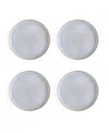 Portmeirion Minerals Dinner Plates, Set Of 4 In Aquamarine