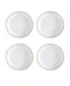 Portmeirion Minerals Low Bowls, Set Of 4 In Moonstone