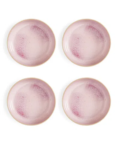 Portmeirion Minerals Low Bowls, Set Of 4 In Rose Quartz