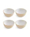 Portmeirion Minerals Medium Bowls, Set Of 4 In Moonstone