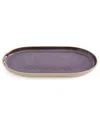 Portmeirion Minerals Medium Oval Platter, Amethyst In Purple