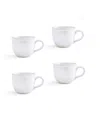 Portmeirion Minerals Mugs, Set Of 4 In Moonstone