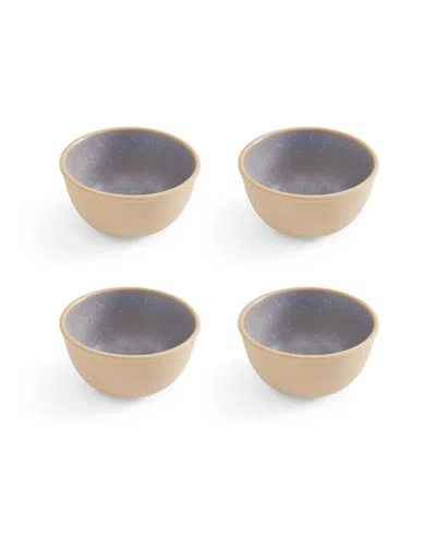 Portmeirion Minerals Small Bowls, Set Of 4 In Aquamarine