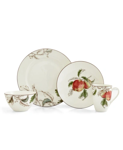 Portmeirion Nature's Bounty 4 Piece Place Setting In Apple