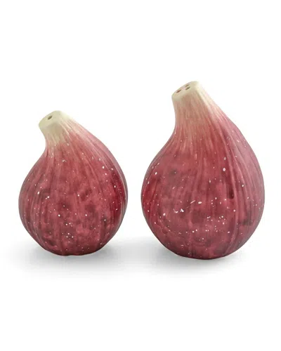 Portmeirion Nature's Bounty Salt And Pepper Set In White