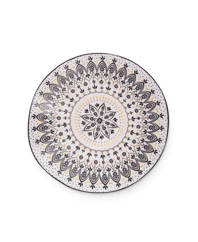 PORTMEIRION SARA MILLER ARTISANNE NOIR MEDIUM SERVING BOWL