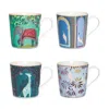 Portmeirion Sara Miller India Assorted Mugs, Set Of 4 In Multi