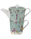 Portmeirion Sara Miller Woodland Tales Merry Band Tea For One In Multi