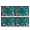 Portmeirion Sara Miller Woodland Tales Placemats, Set Of 4 In Multi