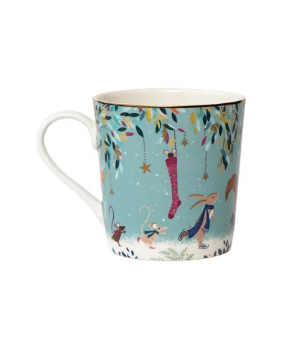 Portmeirion Sara Miller Woodland Tales Skaters 12oz Mug In Multi