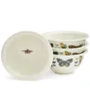 Portmeirion Set Of 4 Botanic Garden Harmony Dip Bowls In Multi