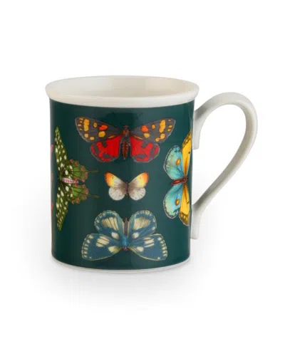 PORTMEIRION PORTMEIRION SET OF 4 BOTANIC GARDEN HARMONY GREEN MUG
