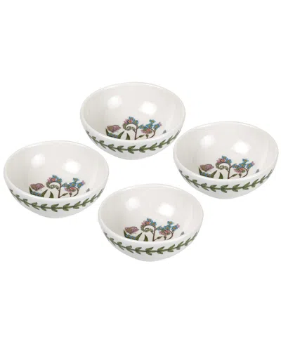 Portmeirion Set Of 4 Botanic Garden Low Bowls