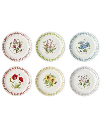 PORTMEIRION PORTMEIRION SET OF 6 BOTANIC GARDEN MEADOW BREAD PLATES
