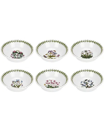 Portmeirion Set Of 6 Botanic Garden Mini Bowls In Multi