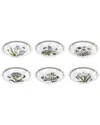 Portmeirion Set Of 6 Botanic Garden Pasta Bowls