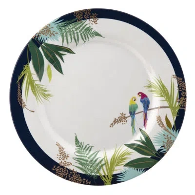 Portmeirion Sm Parrot Melamine Dinner 11" Parrot In Multi