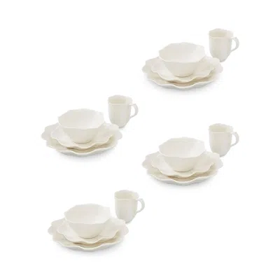 Portmeirion Sophie Conran 16 Piece Floret White Dinnerware Set
