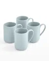 Portmeirion Sophie Conran Arbor 14 Oz. Mugs, Set Of 4 In Robins Egg