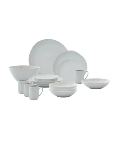 Portmeirion Sophie Conran Arbor 18 Piece Dinnerware Set, Service For 4 In Gray