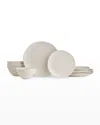 Portmeirion Sophie Conran Arbor 4-piece Place Setting In Creamy White